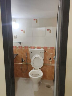 Bathroom in 2 BHK Apartment at Whispering Heights, Malad West – for Rent