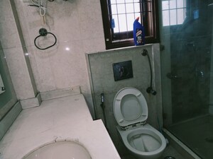 Bathroom in 3 BHK Builder Floor at Greater Kailash I – for Rent