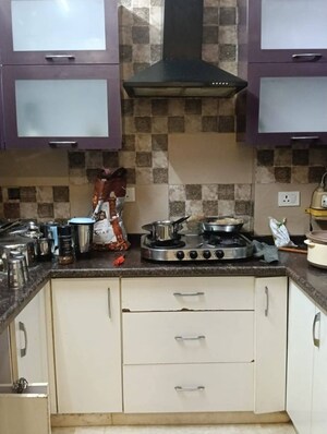Kitchen in 3 BHK Builder Floor at Kailash Hills – for Rent