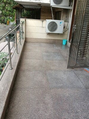 Balcony in 3 BHK Builder Floor at Kailash Hills – for Rent
