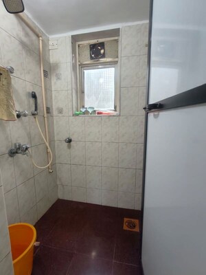 Bathroom in 2 BHK Apartment at Serenity Heights, Malad West – for Rent