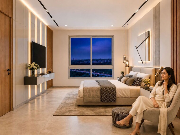 Living Room, rdb-legend-harmony 3 Bedroom 1794 Sq.Ft. Apartment In Lingampally Hyderabad 10648197