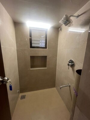 Bathroom in 2 BHK Apartment at Raheja Interface Heights, Malad West – for Rent