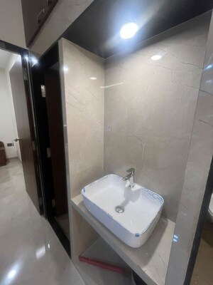 Bathroom in 2 BHK Apartment at Raheja Interface Heights, Malad West – for Rent