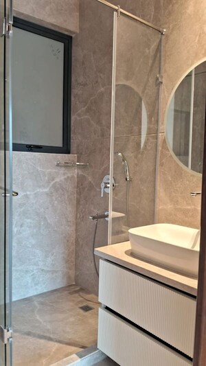Bathroom in 3 BHK Builder Floor at Soami Nagar – for Rent