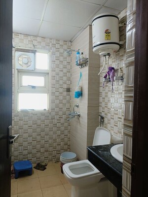 Bathroom in 3 BHK Apartment at AWHO 6A, Vrindavan Yojna – for Rent