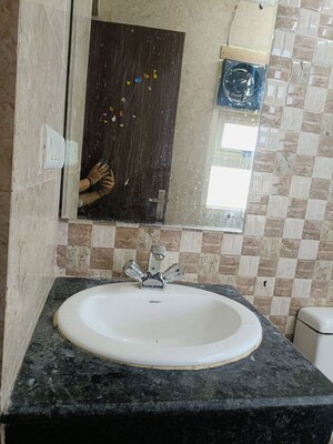 Bathroom in 3 BHK Apartment at AWHO 6A, Vrindavan Yojna – for Rent