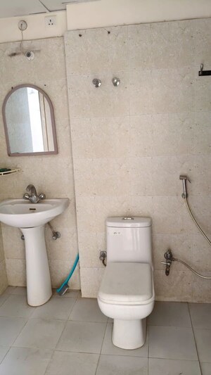 Bathroom in 3 BHK Apartment at AWHO 6A, Vrindavan Yojna – for Rent