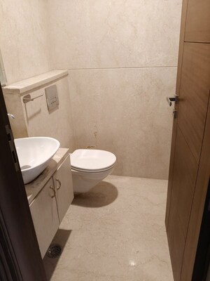 Bathroom in 4 BHK Builder Floor at Panchsheel Park – for Rent