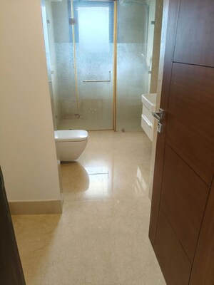 Bathroom in 4 BHK Builder Floor at Panchsheel Park – for Rent