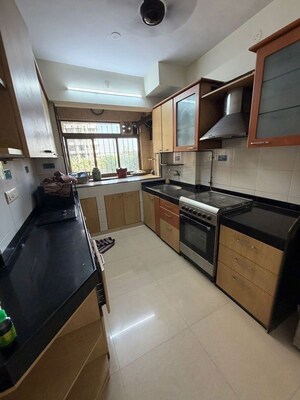 Kitchen in 3 BHK Apartment at Neelkanth Gardens, Chembur – for Rent