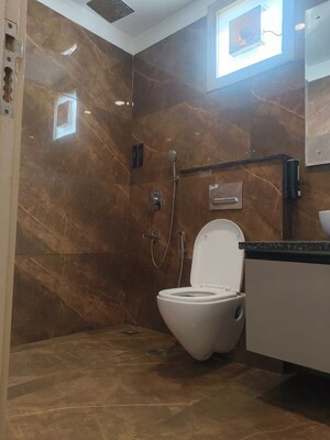 Bathroom in 1 BHK Builder Floor at Mayfield Garden – for Rent