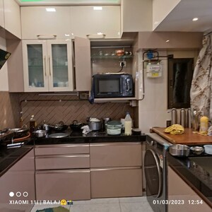 Kitchen in 3 BHK Apartment at Mahaavir Rachana, Cbd Belapur Sector 15 – for Rent