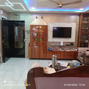 Living Room in 3 BHK Apartment at Mahaavir Rachana, Cbd Belapur Sector 15 – for Rent