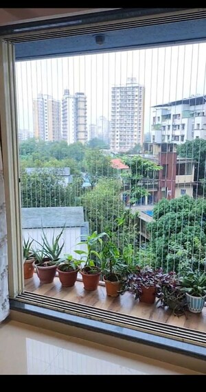 Balcony in 2.5 BHK Apartment at Jangid Galaxy, Ghodbunder Road – for Rent