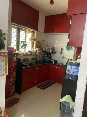 Kitchen in 2 BHK Independent House at Khodal Dharmanandan Residency, Changodar – for Rent