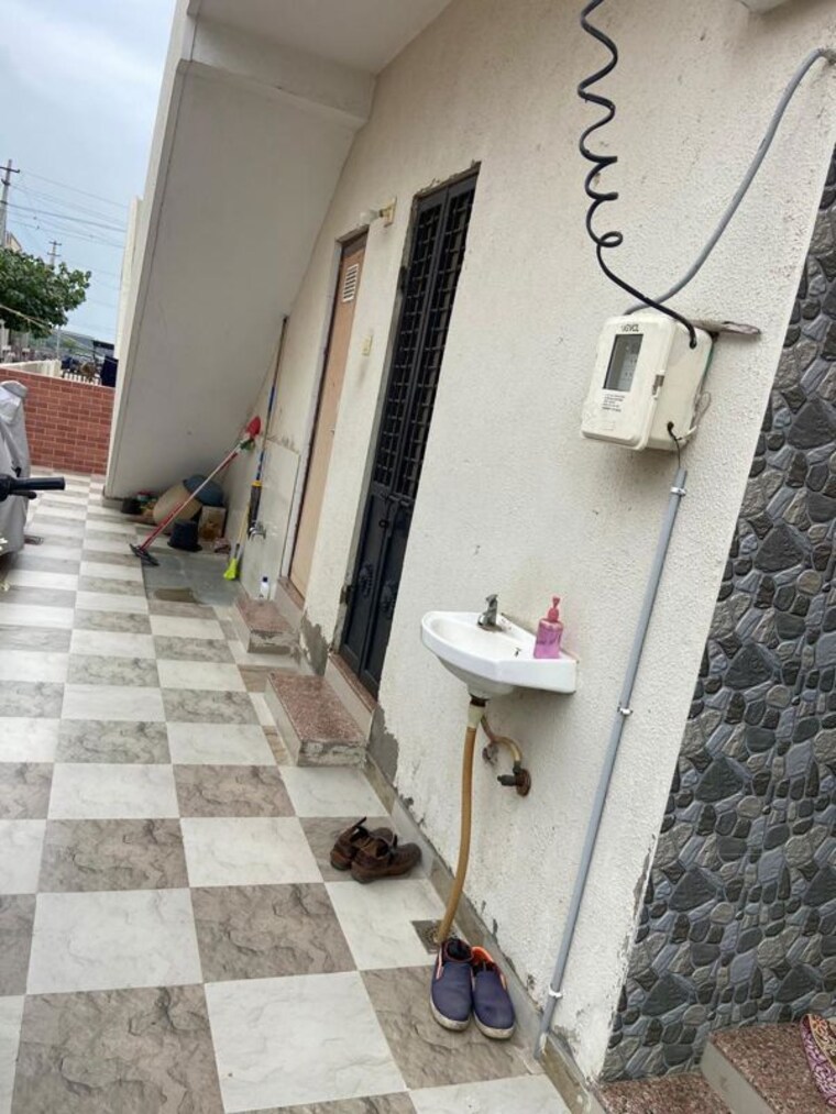 Balcony, khodal-dharmanandan-residency 2 Bedroom 1200 Sq.Ft. Independent House In Changodar Ahmedabad 10643547
