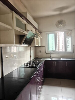 Kitchen in 3.5 BHK Apartment at LnT Raintree Boulevard, Hebbal – for Rent