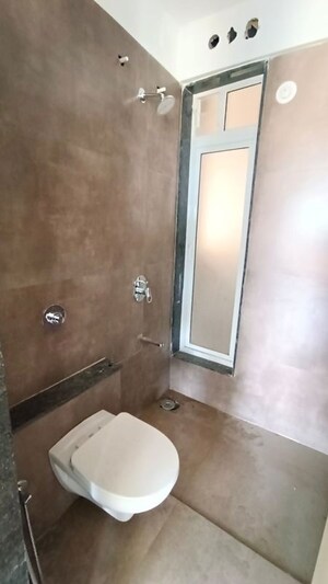 Bathroom in 3 BHK Apartment at Sukhwani Kingsley, Thergaon – for Rent