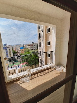 Balcony in 3 BHK Apartment at Cornerstone Akhinta Residences, Btm Layout – for Sale