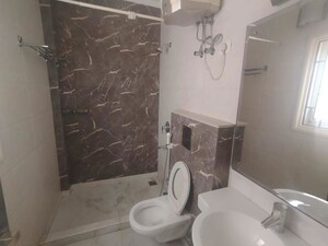 Bathroom in 3 BHK Builder Floor at Vipul Square, Sushant Lok I – for Rent