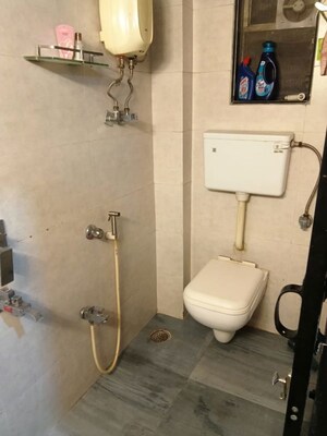 Bathroom in 2 BHK Apartment at Prabhadevi CHS, Prabhadevi – for Rent