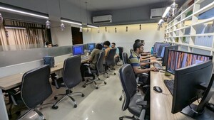 Team Area in  Office Space at Sheetal Enclave Malad West, Malad West – for Rent