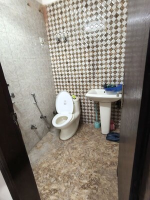 Bathroom in 2 BHK Builder Floor at Maya Homes, Indrapuram – for Rent