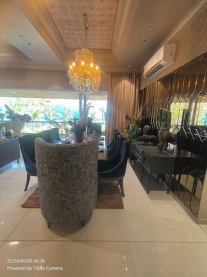 Living Room in 4 BHK Apartment at Courtyard Trilogy, Sevasi – for Sale