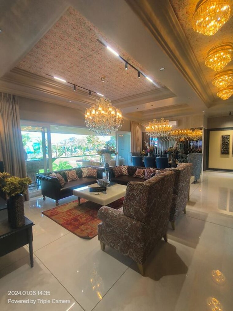 Living Room, courtyard-trilogy 4 Bedroom 2098 Sq.Ft. Apartment In Sevasi Vadodara 10648396