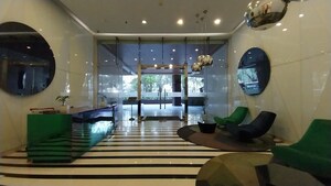 Building Lobby in 2 BHK Apartment at Lodha Fiorenza, Goregaon East – for Rent