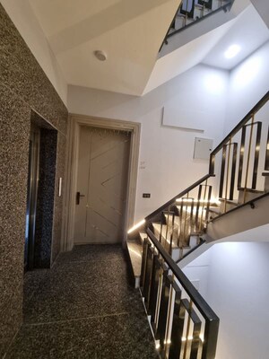 Staircase in 4 BHK Builder Floor at Green Wood City, Sector 45 – for Sale