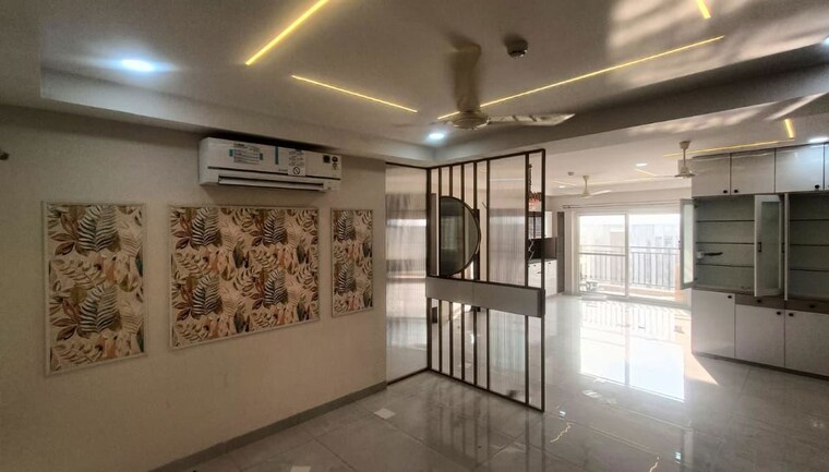 Living Room, poulomi-avante 3 Bedroom 2130 Sq.Ft. Apartment In Kokapet Hyderabad 10648430