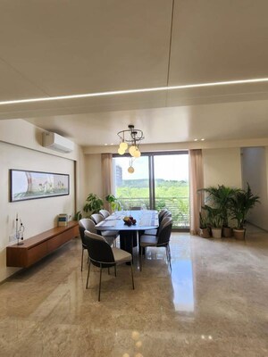 Dining Room in 4 BHK Apartment at Vihav Keystone 72, Gotri – for Sale