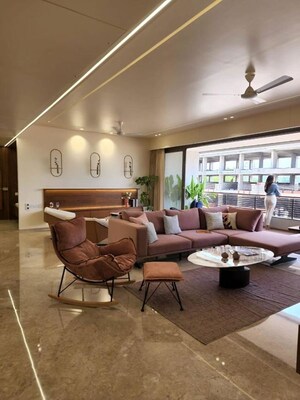 Living Room in 4 BHK Apartment at Vihav Keystone 72, Gotri – for Sale
