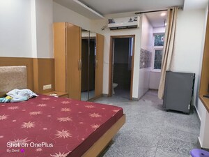 Bedroom in 1 BHK Builder Floor at Ansal Sushant Lok I, Sector 43 – for Rent