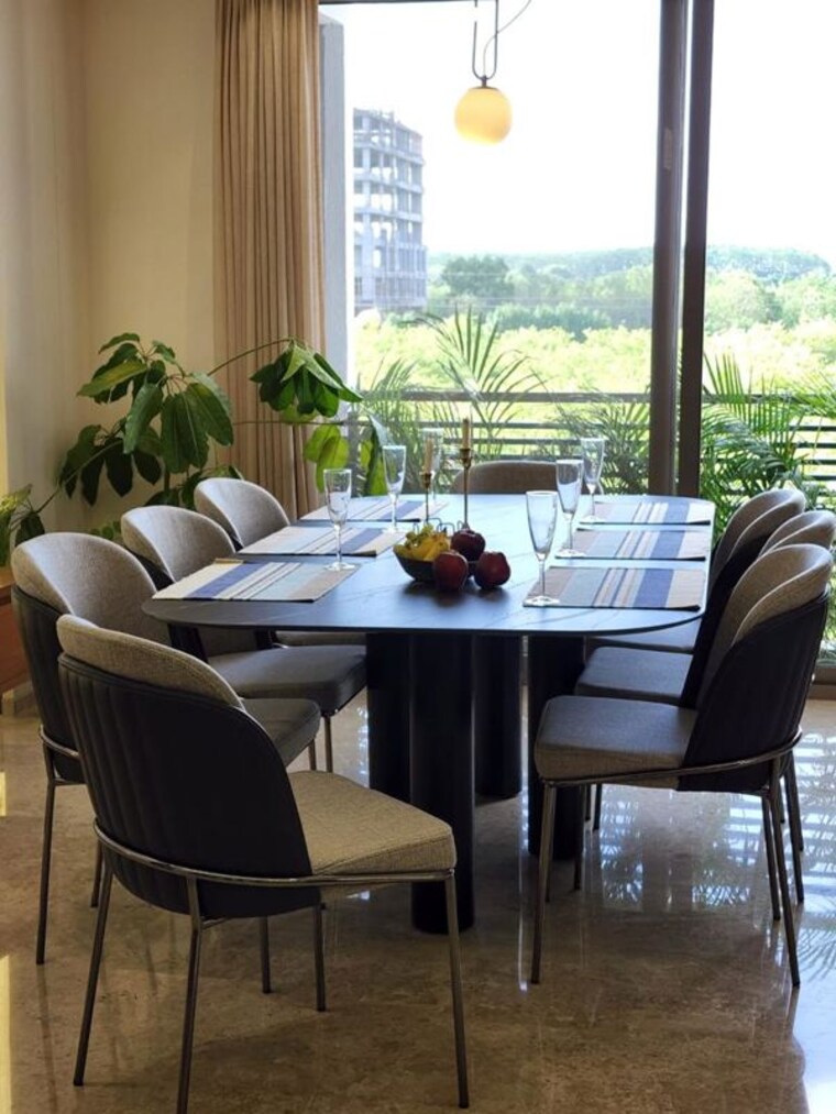 Dining area, vihav-keystone-72 4 Bedroom 2100 Sq.Ft. Apartment In Gotri Vadodara 10648451