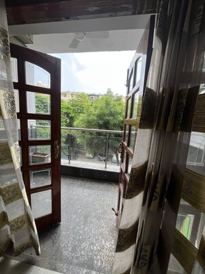Balcony in 4 BHK Builder Floor at Sheikh Sarai Phase 2 – for Rent