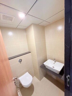 Bathroom in  Office Space at Vilas Javdekar Indilife, Wakad – for Rent