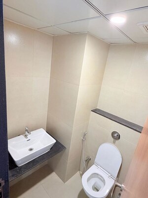 Bathroom in  Office Space at Vilas Javdekar Indilife, Wakad – for Rent