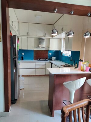 Kitchen in 3 BHK Apartment at Sai Raghavendra Bloom Fields, Whitefield – for Sale
