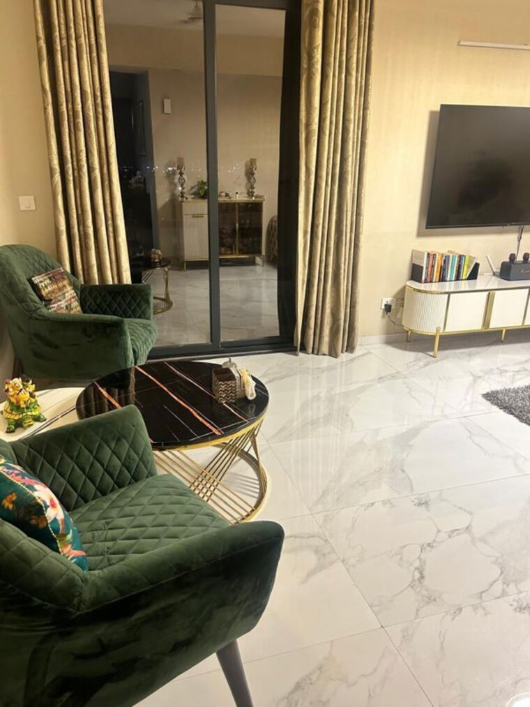 Living Room, m3m-skywalk 2 Bedroom 1406 Sq.Ft. Apartment In Sector 74 Gurgaon 10648508