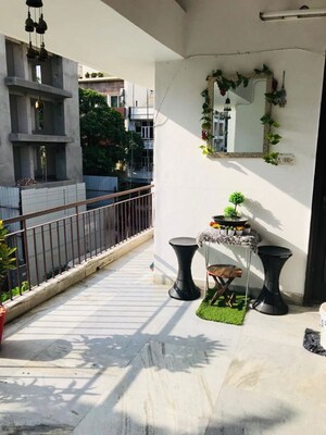 Balcony in 2 BHK Builder Floor at Malviya Nagar – for Rent