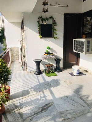 Balcony in 2 BHK Builder Floor at Malviya Nagar – for Rent