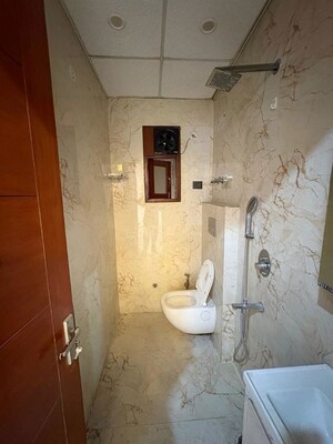 Bathroom in 3 BHK Builder Floor at Vasundhara – for Rent
