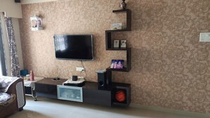 Living Room in 1 BHK Apartment at Raunak Unnathi Greens, Kasarvadavali – for Rent