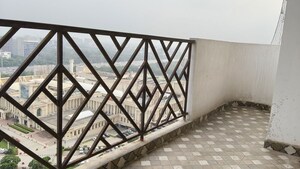 Balcony in 3 BHK Apartment at Saya Gold Avenue, Vaibhav Khand – for Rent