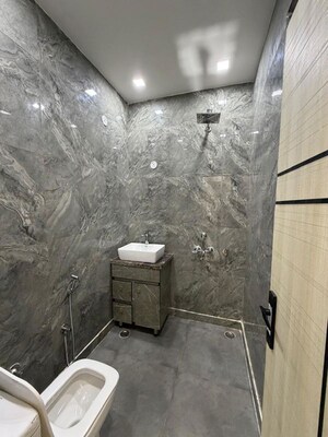 Bathroom in 3 BHK Apartment at Saya Gold Avenue, Vaibhav Khand – for Rent