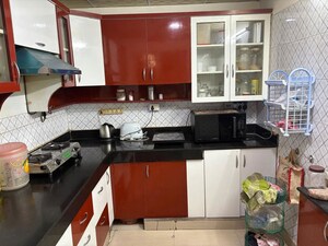 Kitchen in 2 BHK Builder Floor at Niti Khand I – for Rent