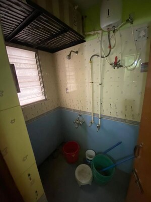 Bathroom in 2 BHK Apartment at RK Lunkad Nisarg City 1, Wakad – for Rent